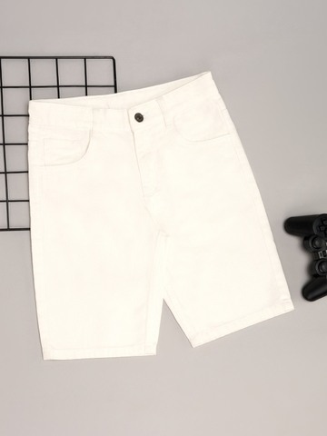 Pantaloons Junior Off-White Shorts