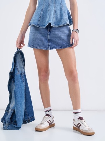 Blue Washed Skort