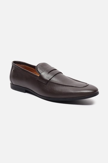 Men Brown Heels Slip Ons