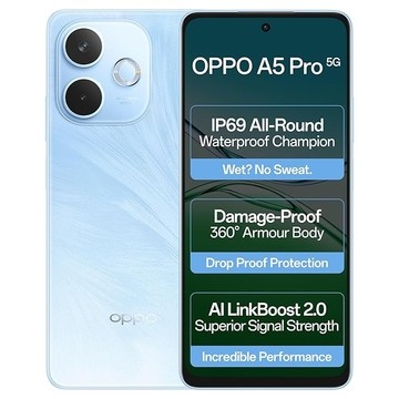 OPPO A5 5G (Mist White, 128 GB)  (6 GB RAM)