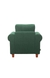 neudot Melody Sofa for Living Room |1 Person Sofa|Premium Fabric with Padded Cushioned Armrest |3 Years Warranty|Solid Wood Frame|1 Seater in Castle Green Color