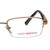 Half Rim Metal Oval Gold Medium Vision Express 11957 Eyeglasses