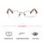 Half Rim Metal Oval Gold Medium Vision Express 11957 Eyeglasses