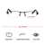 Half Rim Metal Rectangle Black Medium Vision Express 12003 Eyeglasses