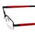 Half Rim Metal Rectangle Black Medium Vision Express 12003 Eyeglasses