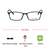Full Rim Ultem Rectangle Black Medium Vision Express 29280 Eyeglasses