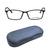 Full Rim Ultem Rectangle Blue Medium Vision Express 29280 Eyeglasses