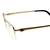Half Rim Gold Plated Square Gold Men Medium Vision Express 12013 Eyeglasses