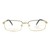Full Rim Gold Plated Square Gold Men Medium Vision Express 12018 Eyeglasses