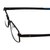 Half Rim Metal Rectangle Black Medium Vision Express 12004 Eyeglasses