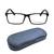 Full Rim Polycarbonate Rectangle Black Medium Vision Express 28976 Eyeglasses