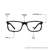 Full Rim Polycarbonate Rectangle Black Medium Vision Express 28976 Eyeglasses