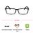 Full Rim Polycarbonate Rectangle Black Medium Vision Express 28976 Eyeglasses