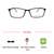 Full Rim Ultem Rectangle Blue Medium Vision Express 29340 Eyeglasses