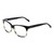 Blue Shield (Zero Power) Computer Glasses: Full Rim Almond Black Acetate Small MNBM27