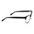 Blue Shield (Zero Power) Computer Glasses: Full Rim Almond Black Acetate Small MNBM27