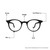 Blue Shield (Zero Power) Computer Glasses: Full Rim Almond Black Acetate Small MNBM27