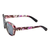 Cat eye Grey Solid Polycarbonate Full Rim Medium Vision Express 41233 Sunglasses
