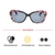 Cat eye Grey Solid Polycarbonate Full Rim Medium Vision Express 41233 Sunglasses