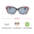 Cat eye Grey Solid Polycarbonate Full Rim Medium Vision Express 41233 Sunglasses