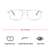 Full Rim Metal Rectangle Silver Medium DbyD DYH15 Eyeglasses