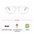 Full Rim Metal Rectangle Silver Medium DbyD DYH15 Eyeglasses