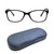 Full Rim Polycarbonate Oval Black Medium Vision Express 49043 Eyeglasses
