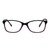 Full Rim Polycarbonate Oval Black Medium Vision Express 49043 Eyeglasses