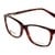 Blue Shield (Zero Power) Computer Glasses: Full Rim Almond Blue Acetate Small FACF30