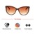 Cat eye Brown Gradient Polycarbonate Full Rim Medium Vision Express 41270 Sunglasses