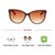 Cat eye Brown Gradient Polycarbonate Full Rim Medium Vision Express 41270 Sunglasses