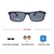 Rectangle Polarised Lens Grey Solid Full Rim Large Vision Express 21626P Sunglasses