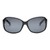 Oval Polarised Lens Black Solid Full Rim Medium Vision Express 41286P Sunglasses