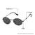 Oval Polarised Lens Black Solid Full Rim Medium Vision Express 41286P Sunglasses