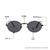Oval Polarised Lens Black Solid Full Rim Medium Vision Express 41286P Sunglasses