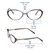 Full Rim Polycarbonate Oval Purple Medium Vision Express 31804 Eyeglasses