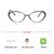 Full Rim Polycarbonate Oval Purple Medium Vision Express 31804 Eyeglasses