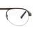 Half Rim Metal Oval Gun Metal Medium Vision Express 29471 Eyeglasses