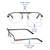 Half Rim Metal Oval Gun Metal Medium Vision Express 29471 Eyeglasses