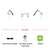Rimless Metal Rectangle Gold Medium Vision Express 29478 Eyeglasses