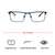 Full Rim Metal Rectangle Blue Medium Vision Express 29480 Eyeglasses