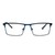 Full Rim Metal Rectangle Blue Medium Vision Express 29480 Eyeglasses