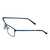 Full Rim Metal Rectangle Blue Medium Vision Express 29480 Eyeglasses