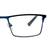 Full Rim Metal Rectangle Blue Medium Vision Express 29480 Eyeglasses