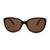 Brown Oval Sunglasses for Women
