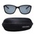 Wrap Polarised Lens Grey Solid Full Rim Medium Vision Express 21688P Sunglasses