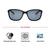 Wrap Polarised Lens Grey Solid Full Rim Medium Vision Express 21688P Sunglasses