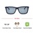 Wrap Polarised Lens Grey Solid Full Rim Medium Vision Express 21688P Sunglasses