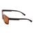 Rectangle Polarised Lens Brown Solid Full Rim Medium Vision Express 21691P Sunglasses
