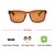 Rectangle Polarised Lens Brown Solid Full Rim Medium Vision Express 21691P Sunglasses